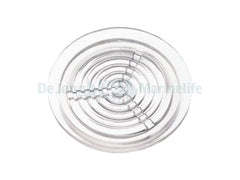 Round grate 50 mm transparent