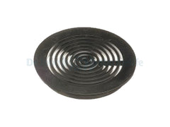 Round grate 63 mm black