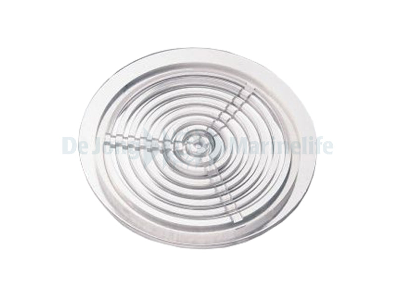 Round grate 63 mm transparent