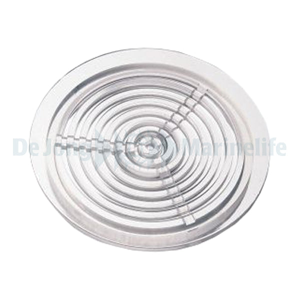 Round grate 63 mm transparent