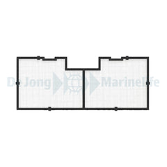 Tank Net Screen 60"/150cm  (incl. 1 Universal cut out)